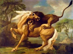 A Lion Attacking a Horse, c.1762