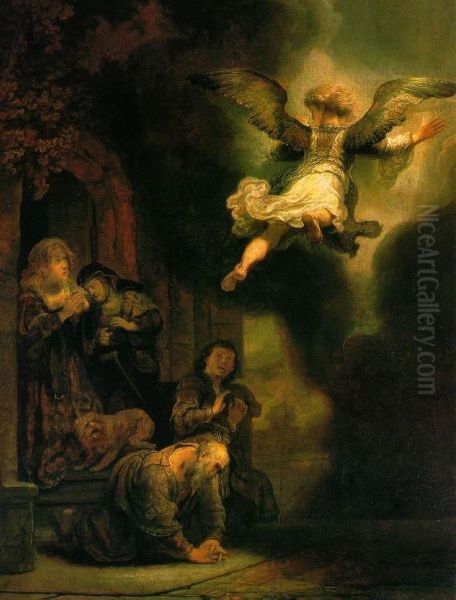 The Archangel Raphael Taking Leave Of Tobit And His Family - view 1
