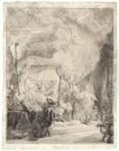La Mort De La Vierge by Harmenszoon van Rijn Rembrandt