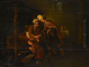 Jacob Blessing Ephraim And Manassas by Harmenszoon van Rijn Rembrandt