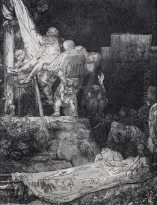 By Torchlight by Harmenszoon van Rijn Rembrandt