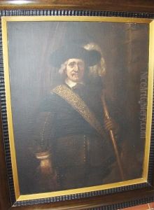Portrait Of A Gentleman by Harmenszoon van Rijn Rembrandt