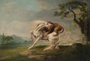 A Lion Attacking A Horse, c.1765