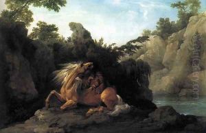 Lion Devouring a Horse 1763