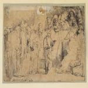 Christ Disputing With The Doctors by Harmenszoon van Rijn Rembrandt