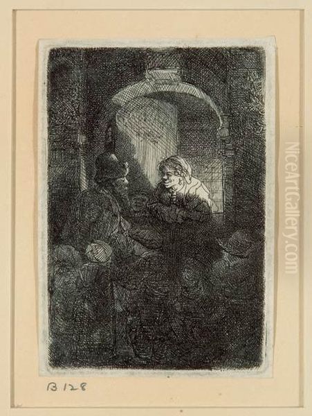 The Schoolmaster (bartsch, Hollstein 128) - view 1