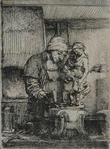 L'orefice by Harmenszoon van Rijn Rembrandt