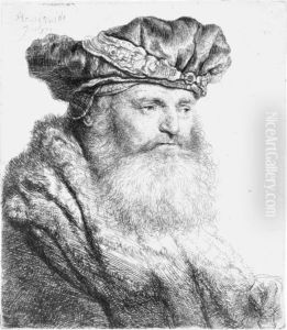 Bearded Man In A Velvet Cap With A Jewel Clasp Bearded Man In A Velvet Cap With A Jewel Clasp