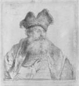 The Old Man With A Divided Fur Cap