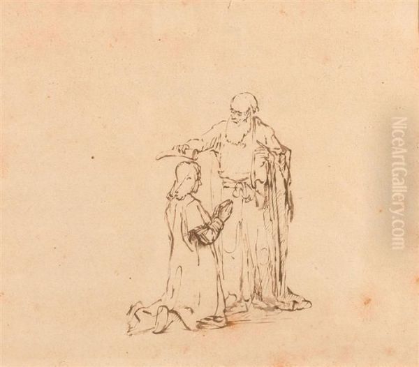 Samuel Anoints David. - view 1
