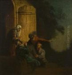 The Return Of Tobias by Harmenszoon van Rijn Rembrandt