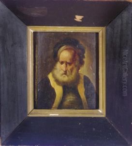 Head Of An Old Man by Harmenszoon van Rijn Rembrandt