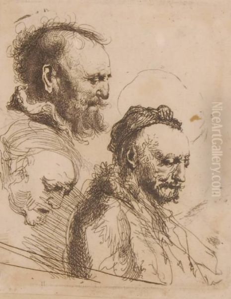 After Rembrandt Etching - view 1
