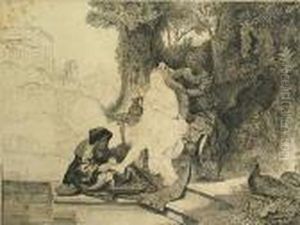 Bathsheba - Au Bain by Harmenszoon van Rijn Rembrandt