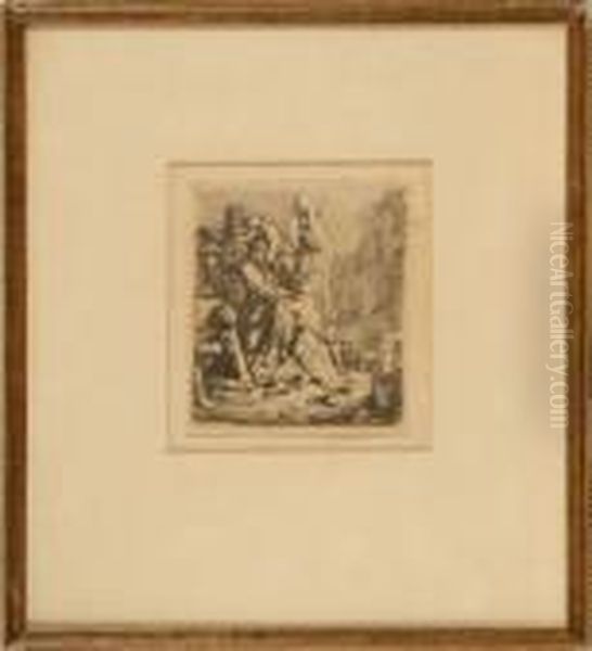 The Stoning Of Saint Stephen". Thread Margins. - view 1