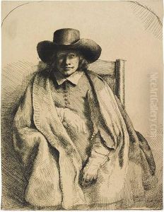 Clement De Jonghe, Printseller by Harmenszoon van Rijn Rembrandt