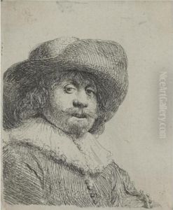 Man In A Broad-brimmed Hat (b., Holl. 311; H. 158; Bb.38-c) Man In A Broad-brimmed Hat (b., Holl. 311; H. 158; Bb.38-c)