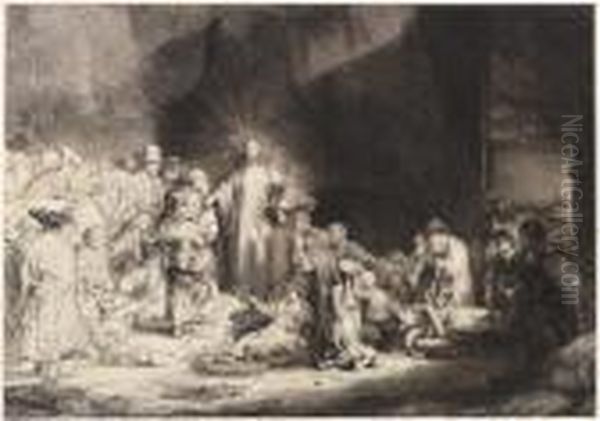 Christus Heilt Die Kranken. Genannt: Das Hundertguldenblatt - view 1