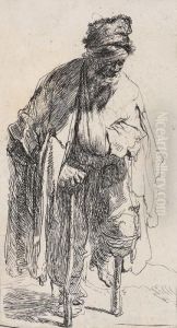 Der Stelzfus by Harmenszoon van Rijn Rembrandt