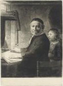 Lieven Willemsz. Van Coppenol, Writing-master: Small Plate
