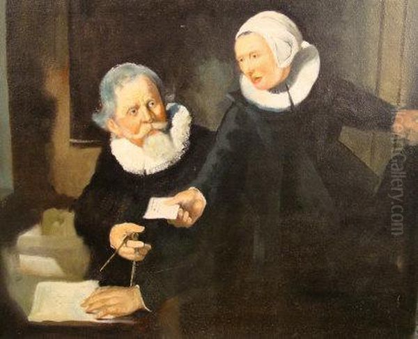 Portrait Of Jan Rijksen And Griet Jans - view 1