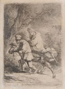 Flight Into Egypt, Small Plate