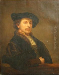 Self Portrait At The Age Of 34 by Harmenszoon van Rijn Rembrandt