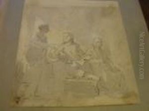 Christ In The House Of Mary And Martha by Harmenszoon van Rijn Rembrandt