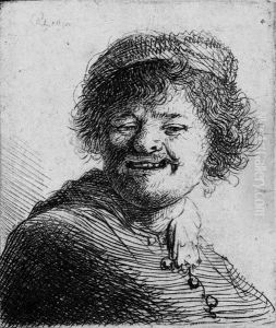 Rembrandt Lachend by Harmenszoon van Rijn Rembrandt