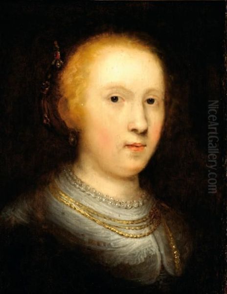 Portrait Of Liesbeth Harmensdr. Van Rijn - view 1