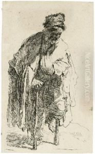 Beggar With A Wooden Leg (b., Holl. 179; H. 12)