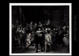 Night Watch [by A. Mouilleron] by Harmenszoon van Rijn Rembrandt
