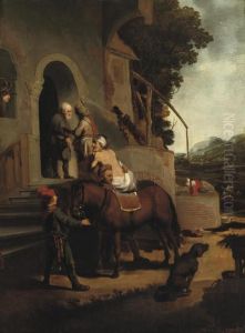 The Good Samaritan by Harmenszoon van Rijn Rembrandt