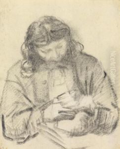 Seated Man, Half Length, At Work by Harmenszoon van Rijn Rembrandt