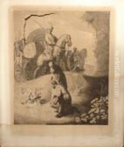 St John And The Good Samaritan by Harmenszoon van Rijn Rembrandt