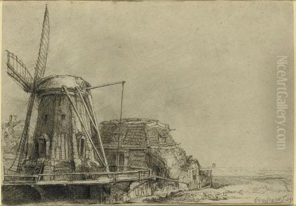 The Windmill (b., Holl. 233; H. 179) - view 1