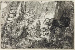 The Circumcision In The Stable (b., Holl. 47; H. 274)