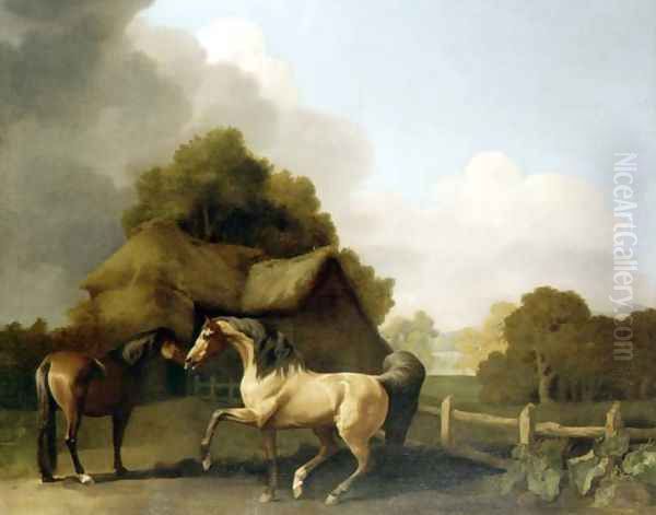 A Roan Stallion and a Bay Mare, 1769 - view 1