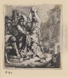 The Stoning Of St Stephen (bartsch 97)