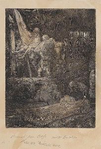 Descent From The Cross By Torchlight (bartsch 83)