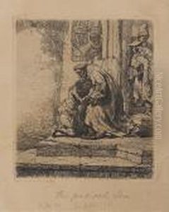 Return Of The Prodigal Son (bartsch 91) by Harmenszoon van Rijn Rembrandt