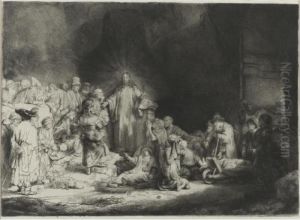 The Hundred Guilder Print (b., Holl. 74; H. 236; Bb. 49-1)