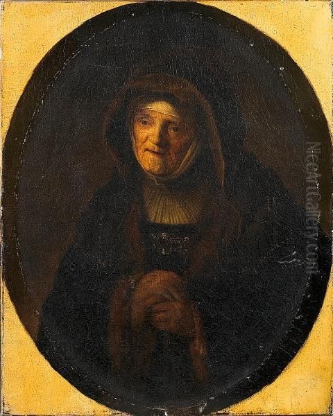 The Prophetess Hanna Within A Painted Oval - view 1