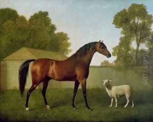 Dungannon, the property of Colonel OKelly, painted in a paddock with a sheep, 1793 by George Stubbs