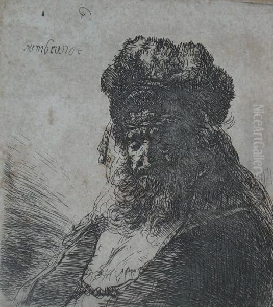 Self Portrait In Velvet Cap And Plume 1638 - view 1