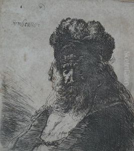 Self Portrait In Velvet Cap And Plume 1638 by Harmenszoon van Rijn Rembrandt