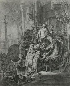(ecce Homo), 1635 - 1636 by Harmenszoon van Rijn Rembrandt