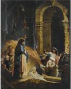 The Raising Of Lazarus by Harmenszoon van Rijn Rembrandt