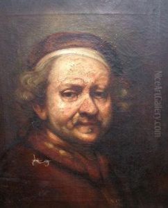 After Rembrandt Harmensz Van Rijn -- "self Portrait At The Age Of 63" by Harmenszoon van Rijn Rembrandt