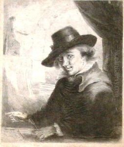 Portrait Of A Young Man by Harmenszoon van Rijn Rembrandt